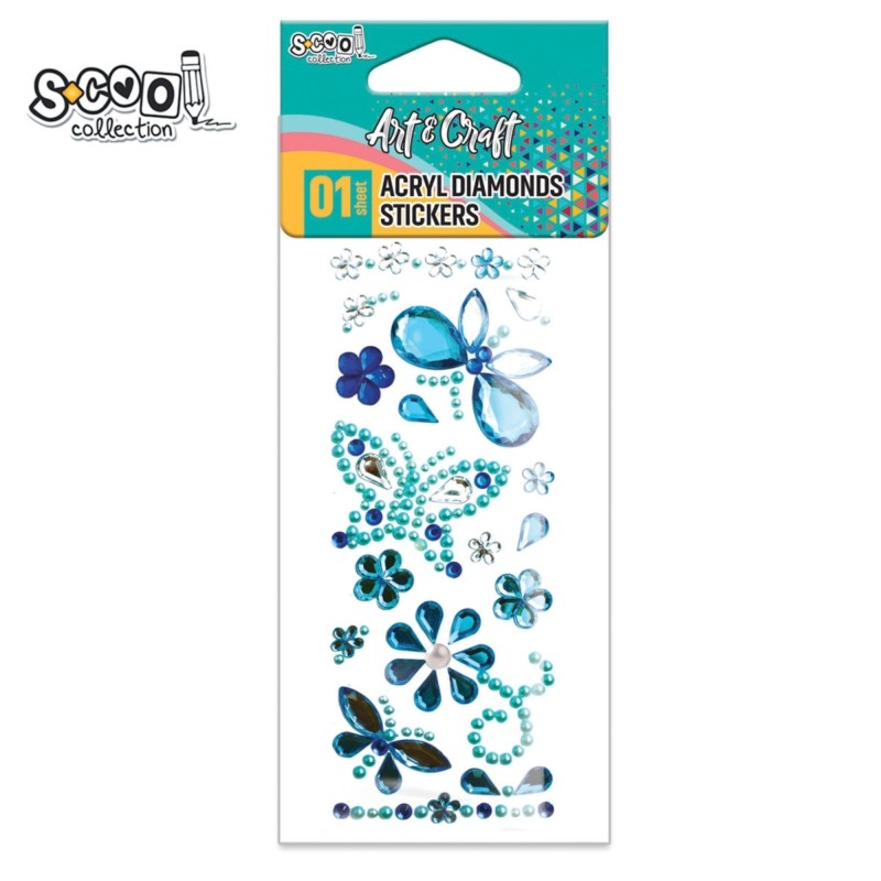 Accesorii craft, diamante acril autoadezive