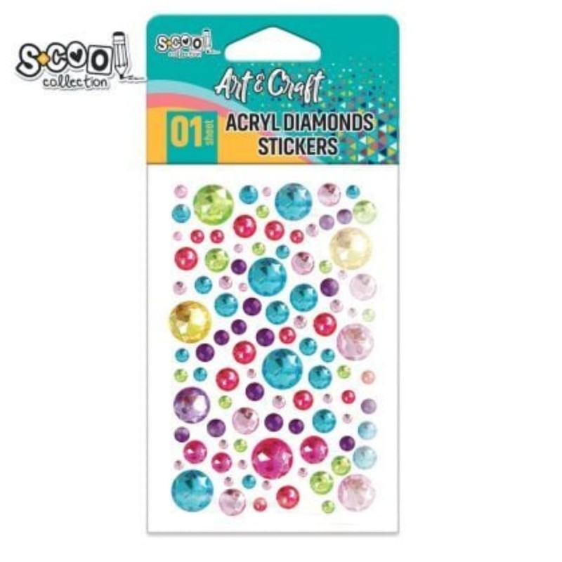 Accesorii craft, diamante acril autoadezive