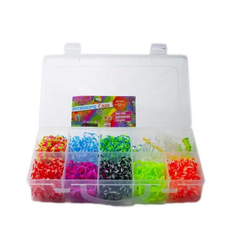 Accesorii craft, elastice, 1400 piese