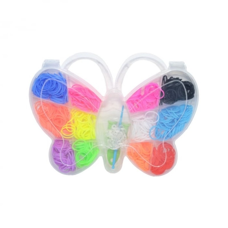 Accesorii craft, elastice fluturas, 360 buc/set
