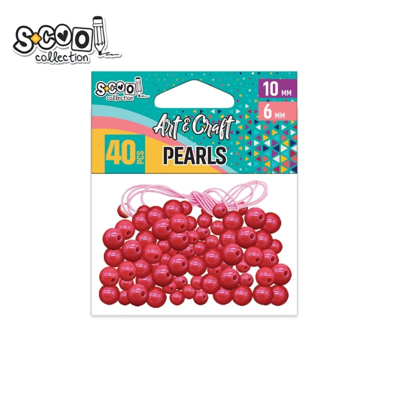 Accesorii craft, margele, S-COOL, 40 buc/set