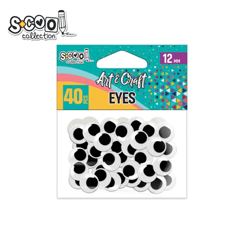 Accesorii craft, ochisori, 12 mm, S-COOL, 40 buc/set