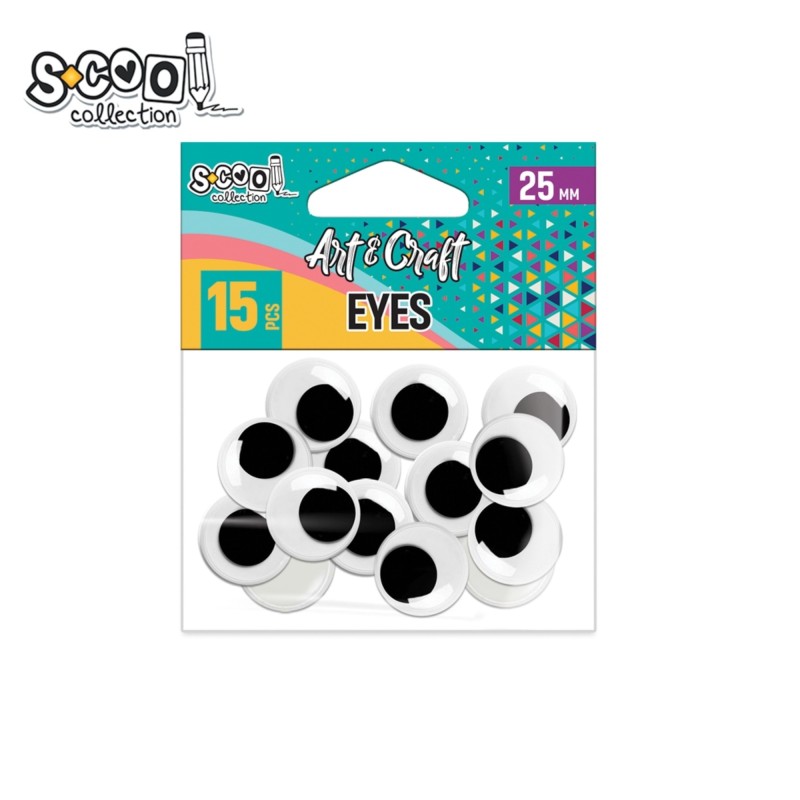 Accesorii craft, ochisori, 25 mm, S-COOL, 15 buc/set