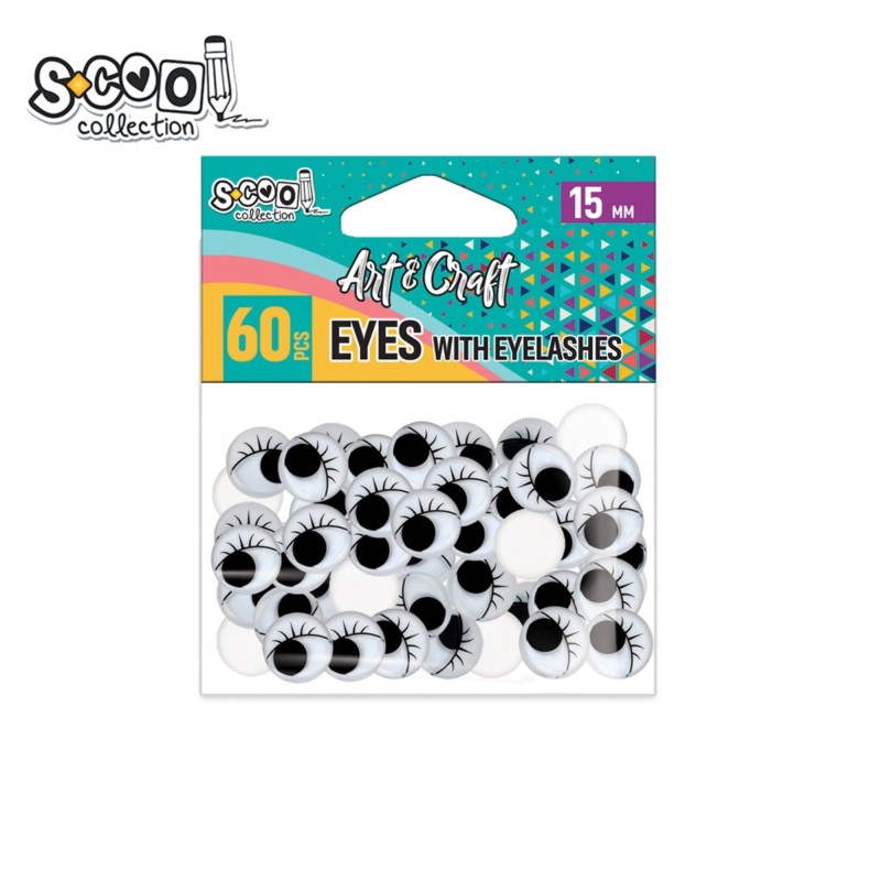 Accesorii craft, ochisori cu gene, S-COOL, 60 buc/set