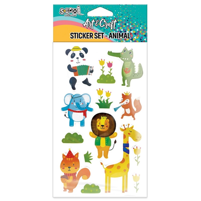 Accesorii craft, stickere 3D, animale, S-COOL