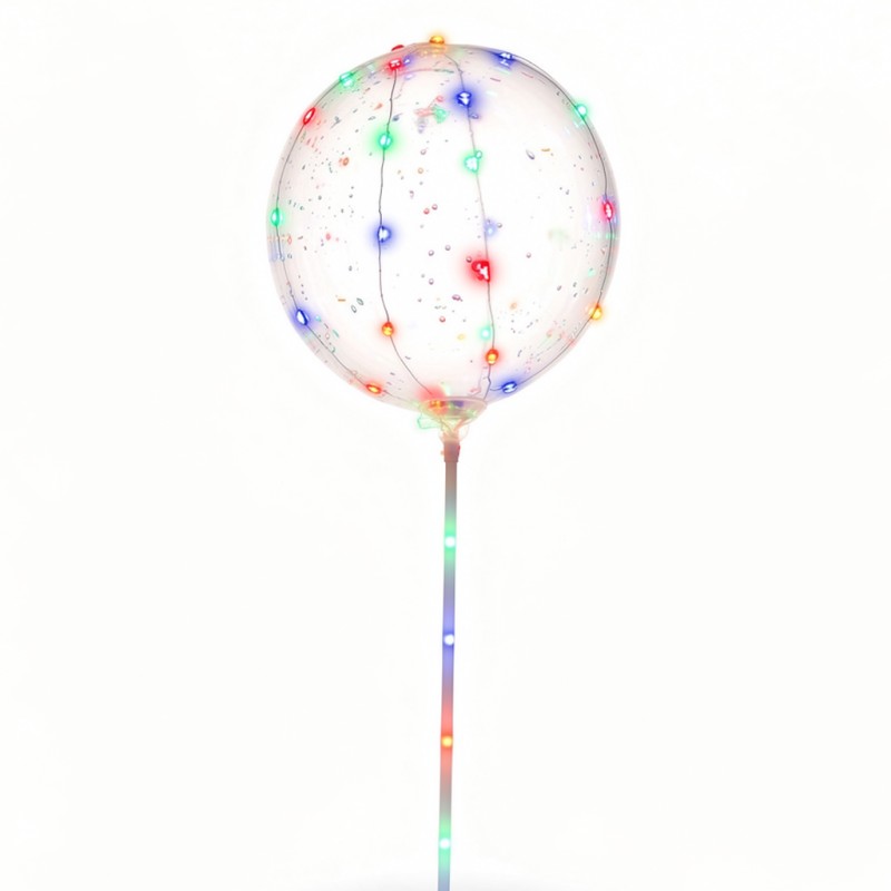 Balon cu Lumini + Suport, 70 cm