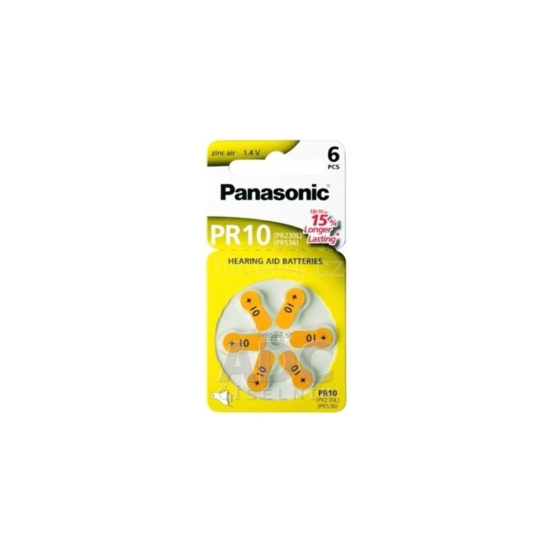 Baterii PR10, 1.4V, zinc air, Panasonic