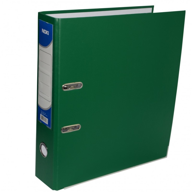 Biblioraft plastifiat Noki, 7.5 cm, verde