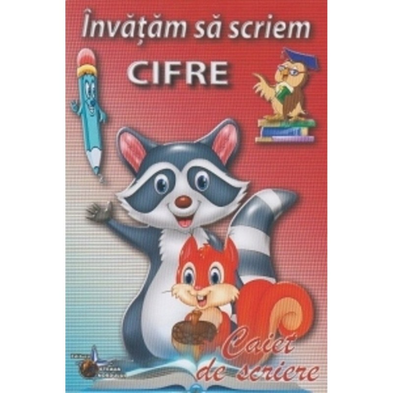 Caiet de scriere, Invatam sa scriem cifre, 20 file