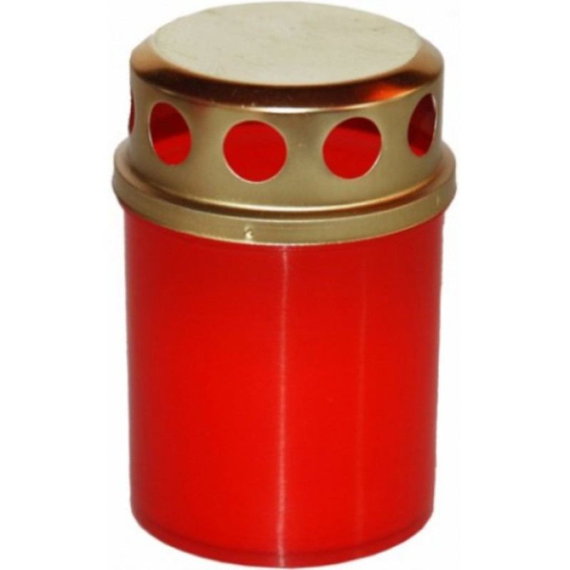 Candela cu capac, V1-50, rosu