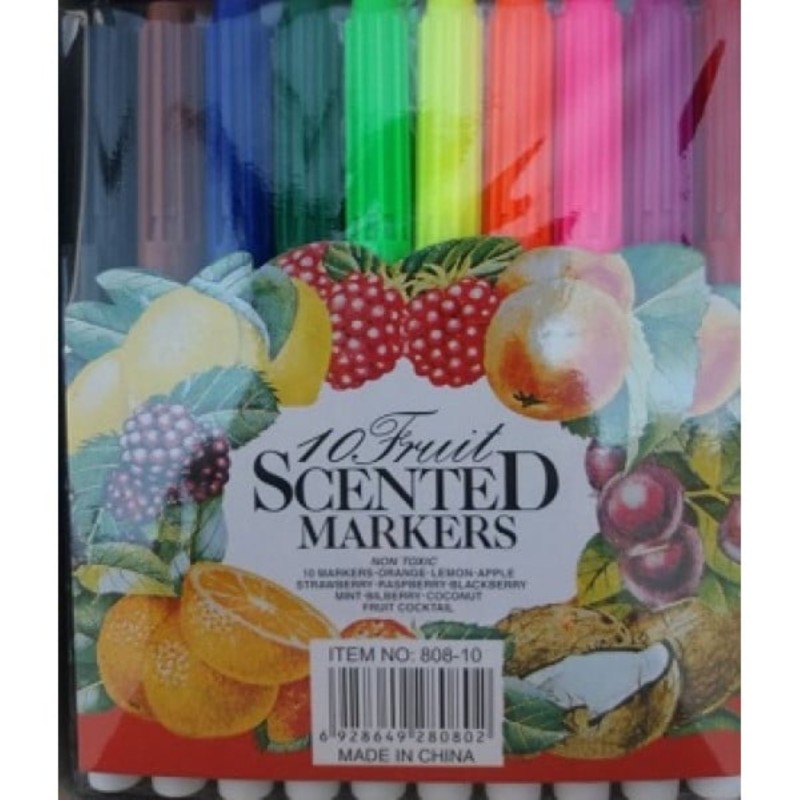 Carioca mica, model fructe, 10 culori