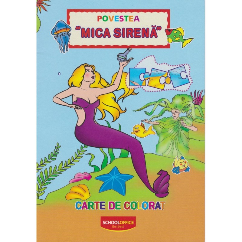 Carte de colorat, Mica Sirena, School Office
