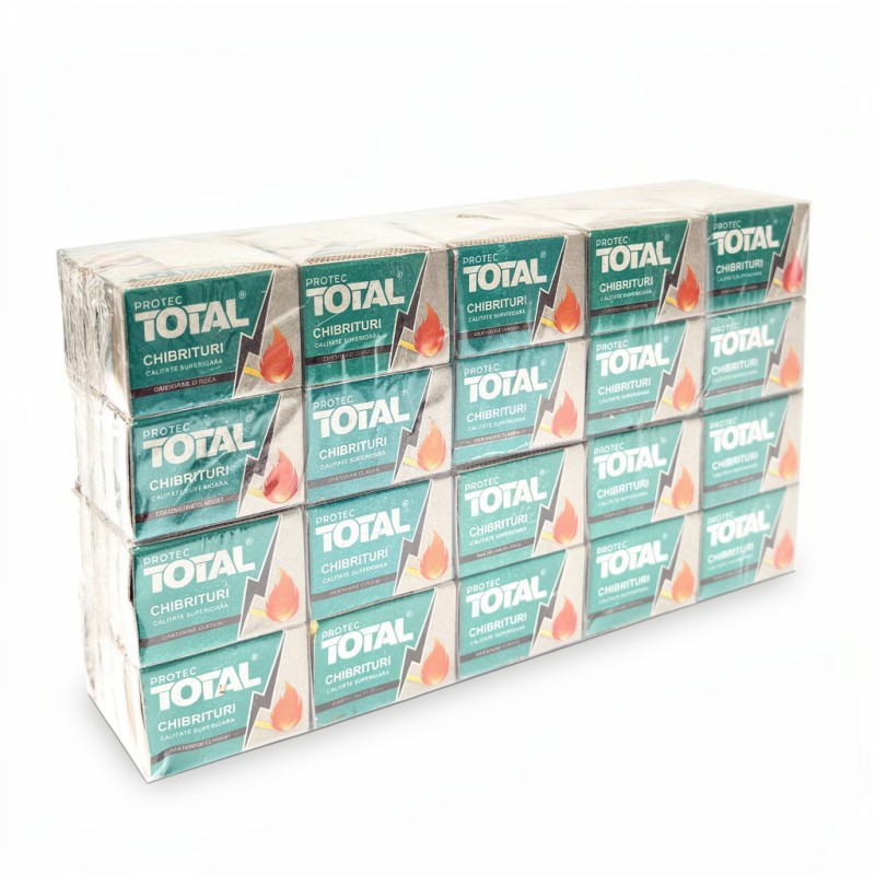 Set de 100 Cutii de Chibrituri Protec Total cu 34 Bete