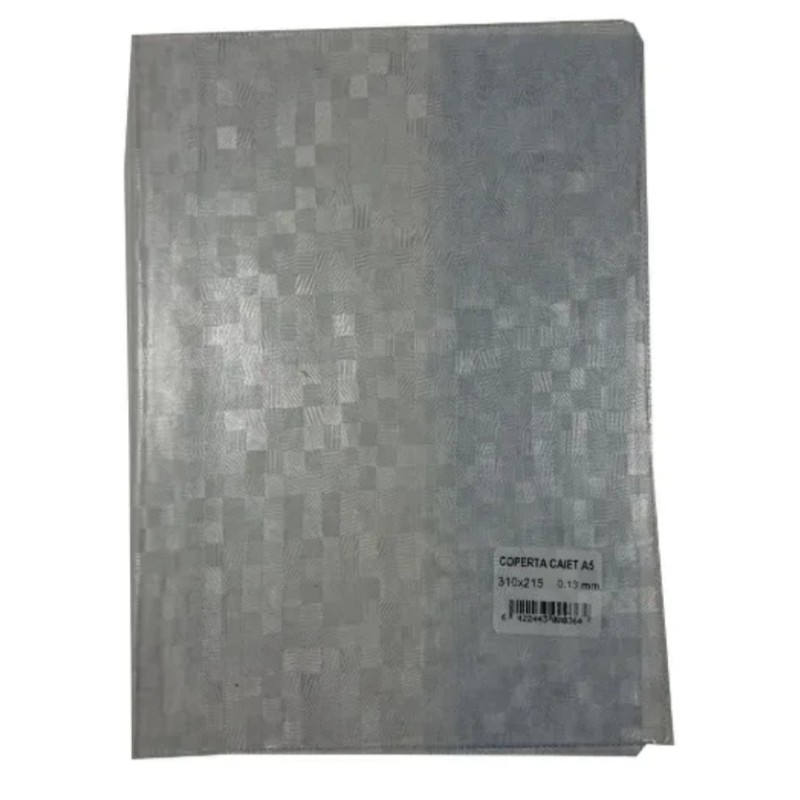 Coperta caiet A5, transparenta