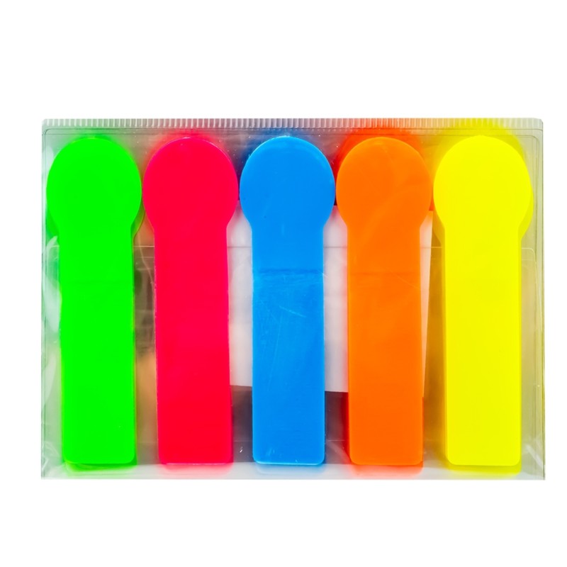 Cub notite autoadezive,  x mm, 5 culori/set