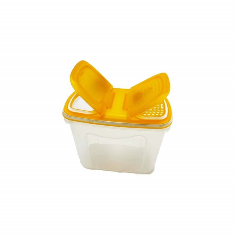 Cutie din plastic, 2 compartimente, gradata 1L