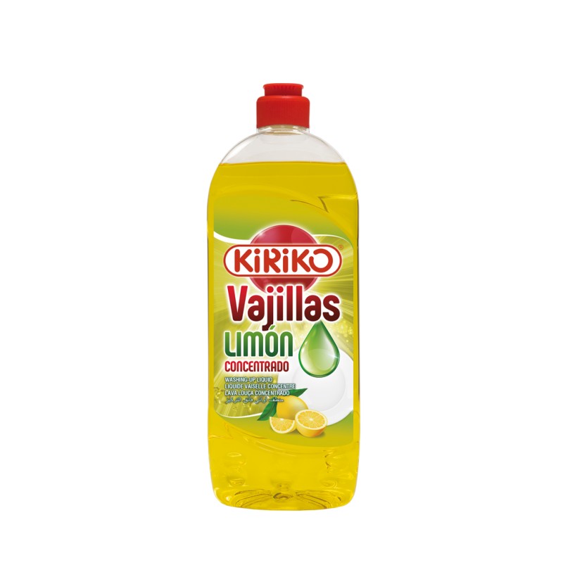 Detergent de Vase Concentrat cu Lamaie, 750ml, Kiriko