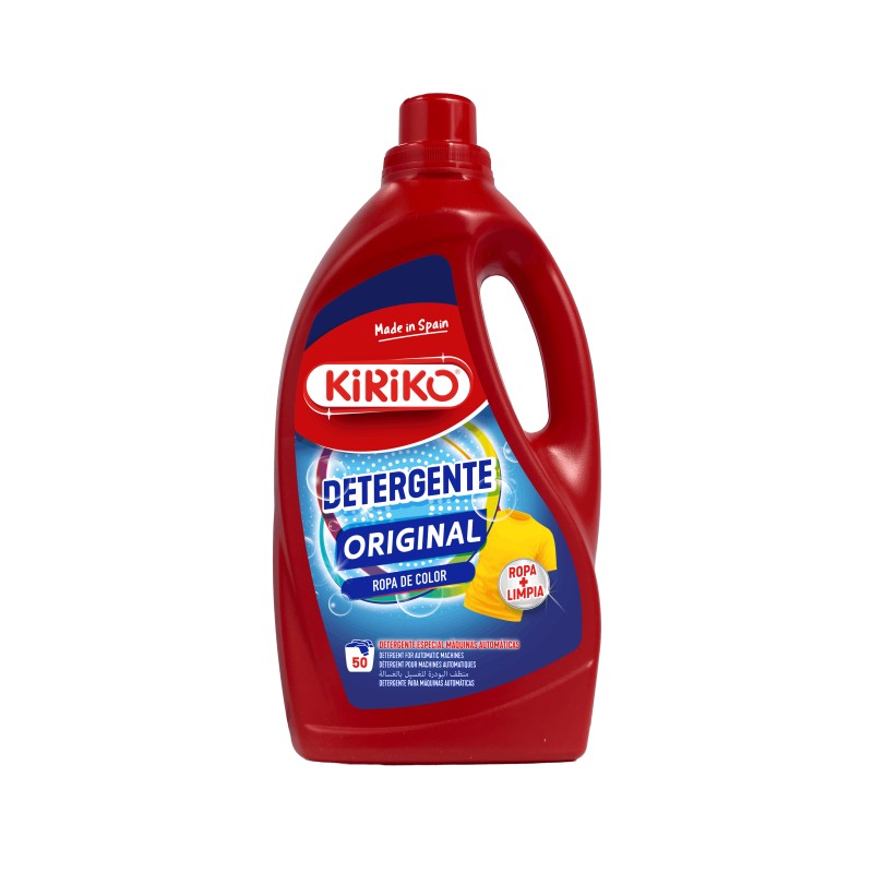 Detergent Lichid de Rufe Colorate, Original, 2.8L, 50 de Spalari, Kiriko