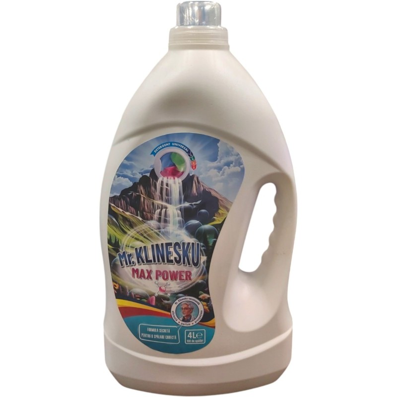 Detergent lichid, Mr. Klinescu Max Power, 4 L