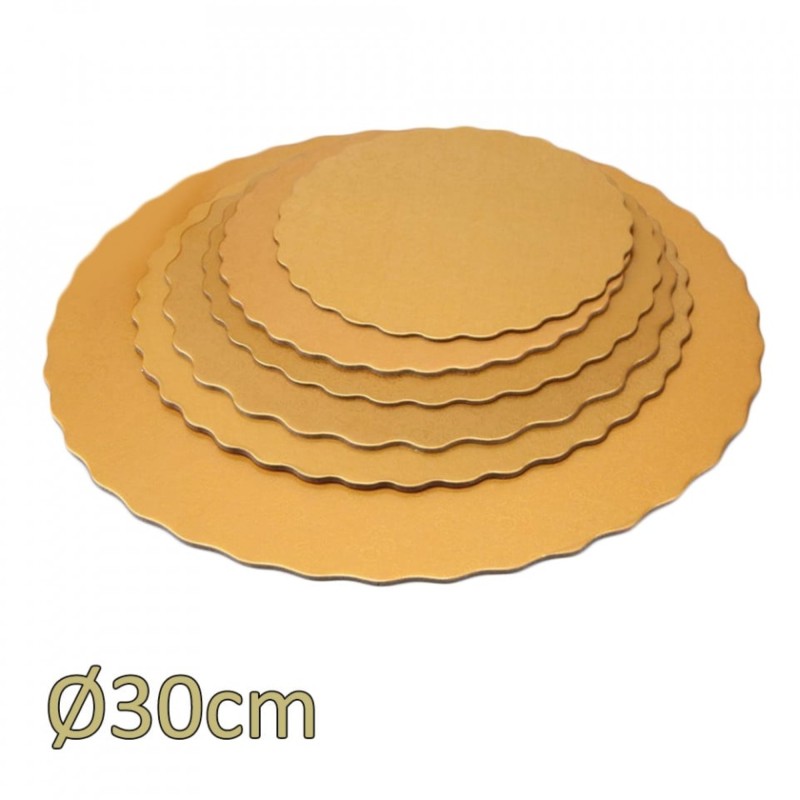 Disc din carton Girasole, 30 cm, auriu