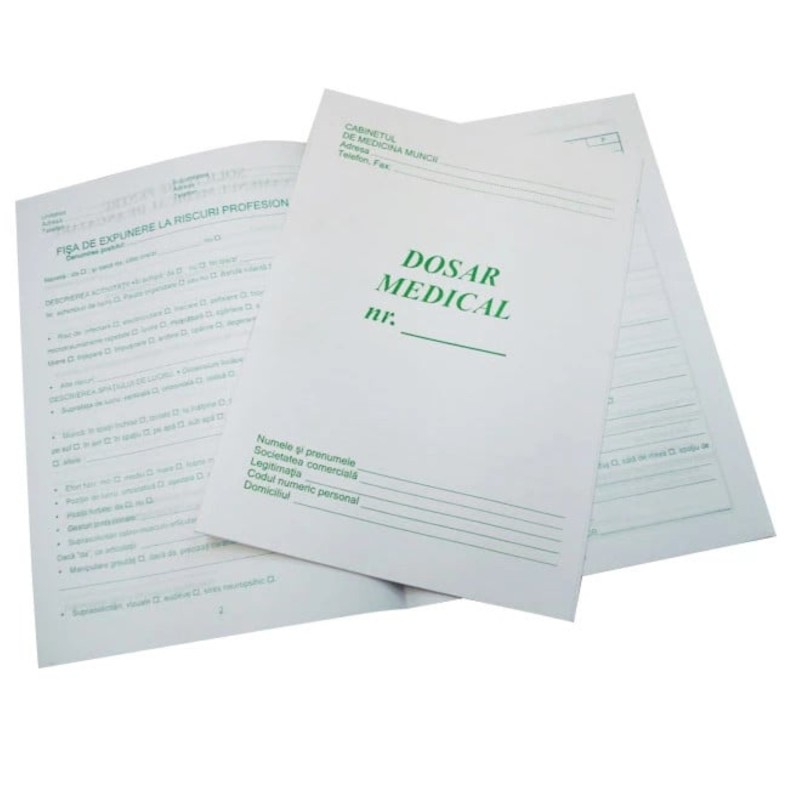 Dosar medical, A5, 16 file
