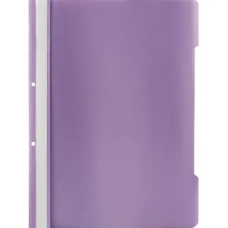Dosar Noki din Plastic cu Sina si 2 Perforatii A4, Lila
