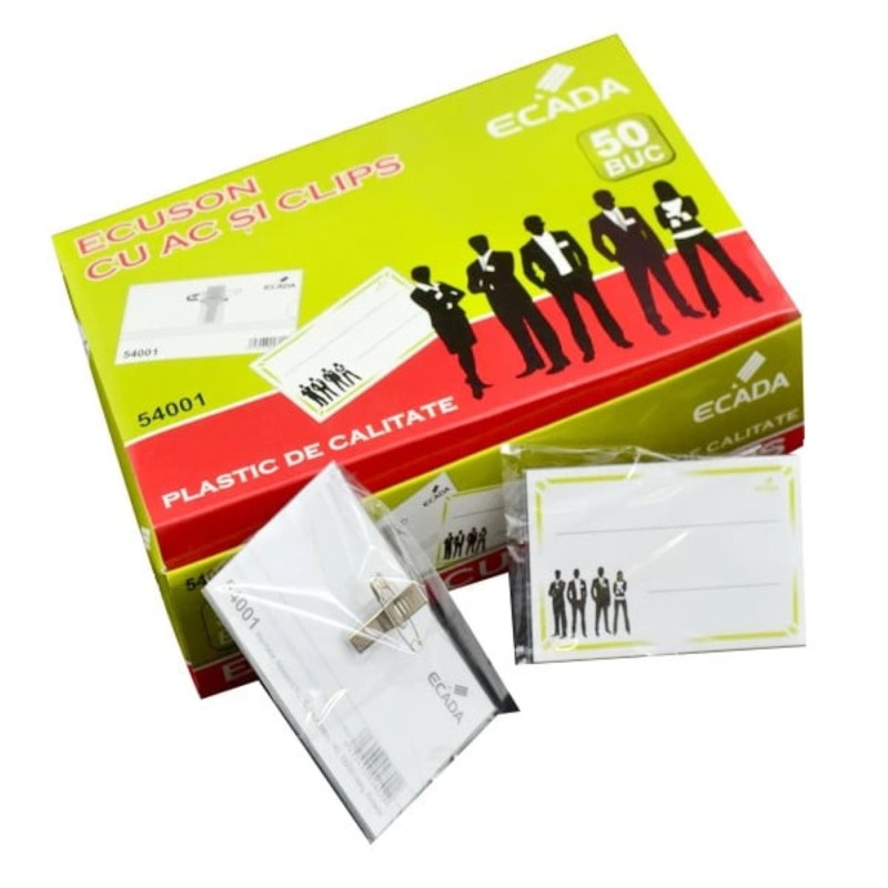 Ecuson cu ac si clips, Ecada