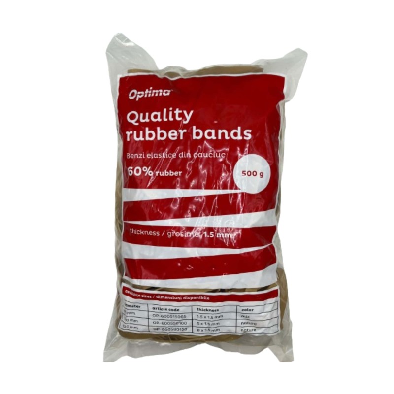 Elastic bani Optima, 500g/punga