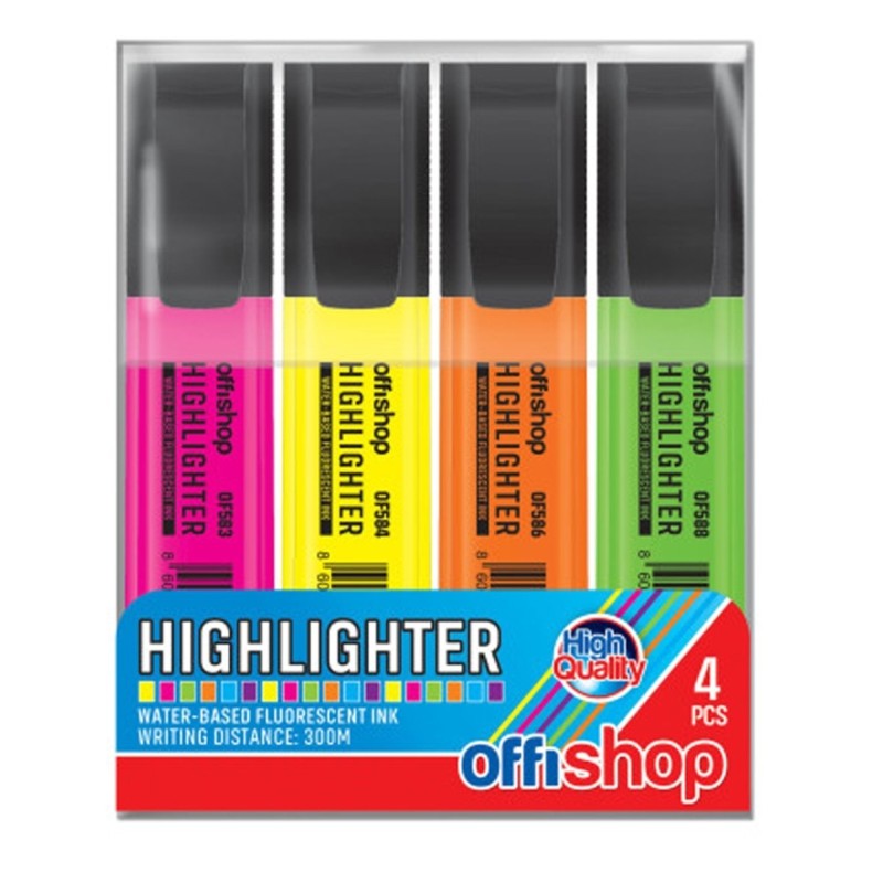 Evidentiator fluorescent, OFFISHOP, 4 buc/set