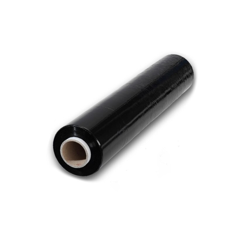 Folie strech palet neagra 50cm x 125 m