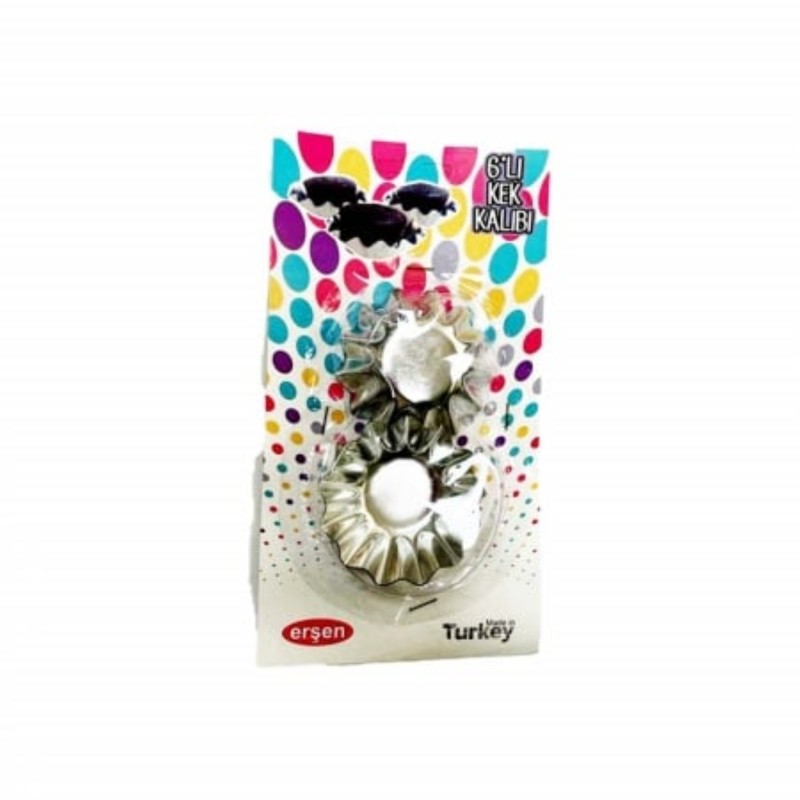 Forma briose, inox, 6 buc/set