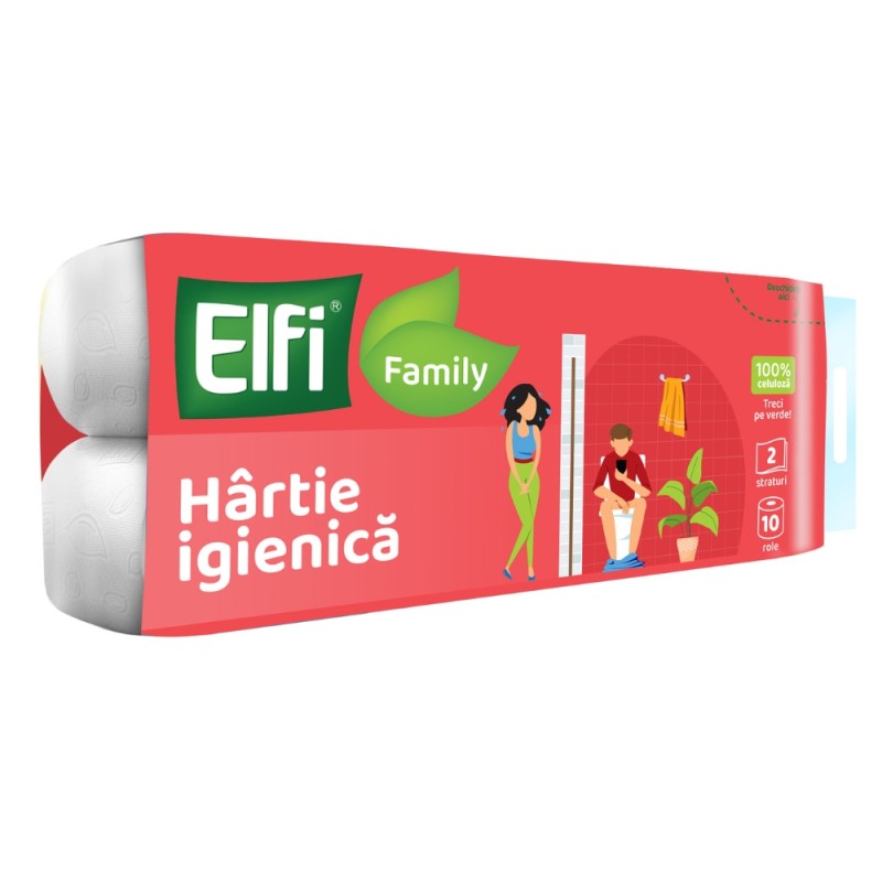 HARTIE IGIENICA FAMILY 2 STRATURI