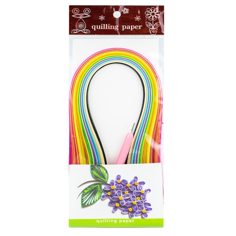 Hartie quilling 39 x 0.3 cm + 1 ac