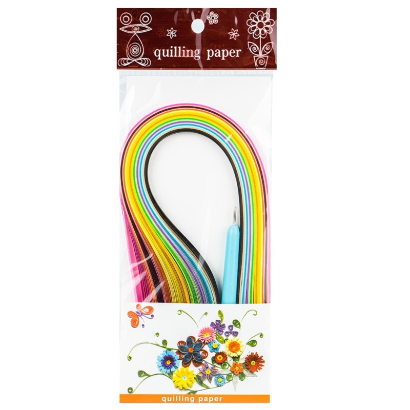 Hartie Quilling 39 x 0.5 cm + 1 ac