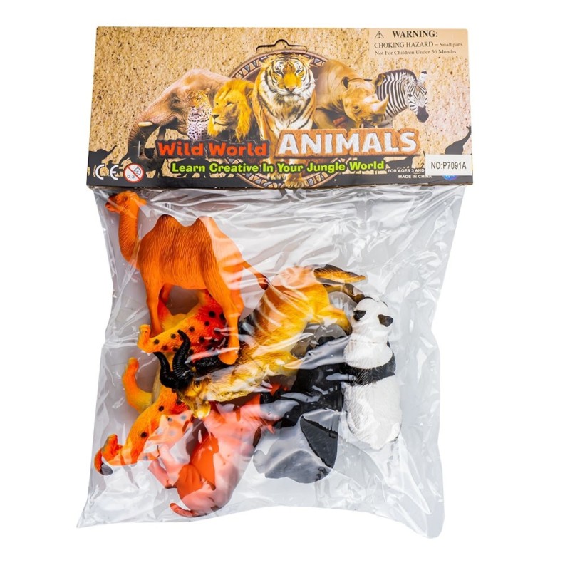 Jucarie animale salbatice, 6 figurine