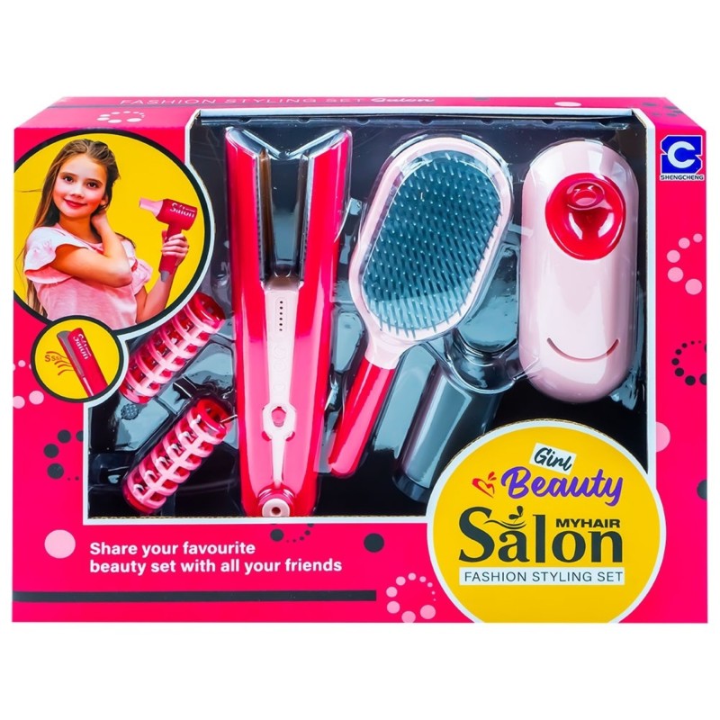Jucarie Beauty Salon, accesorii de coafat, 6 buc/set