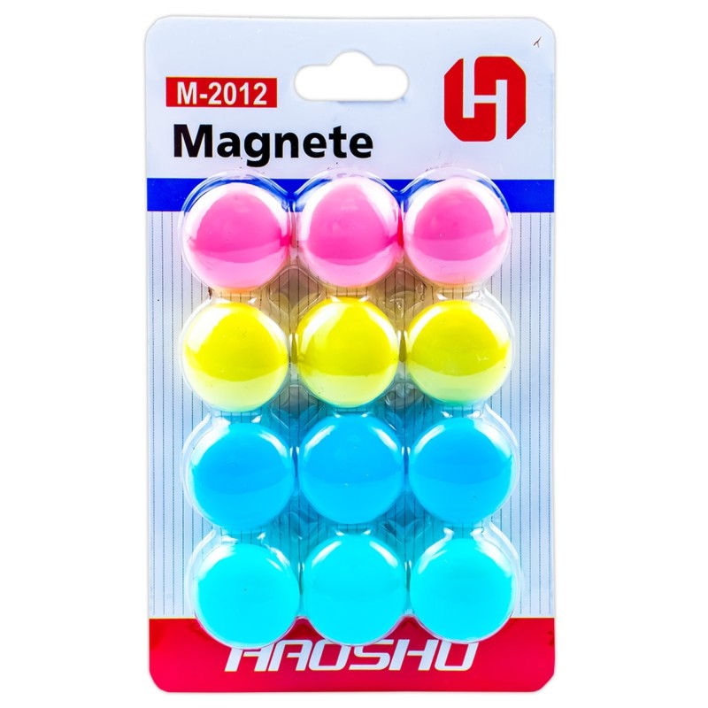 Magneti, disc, 30 mm, 12 buc/set