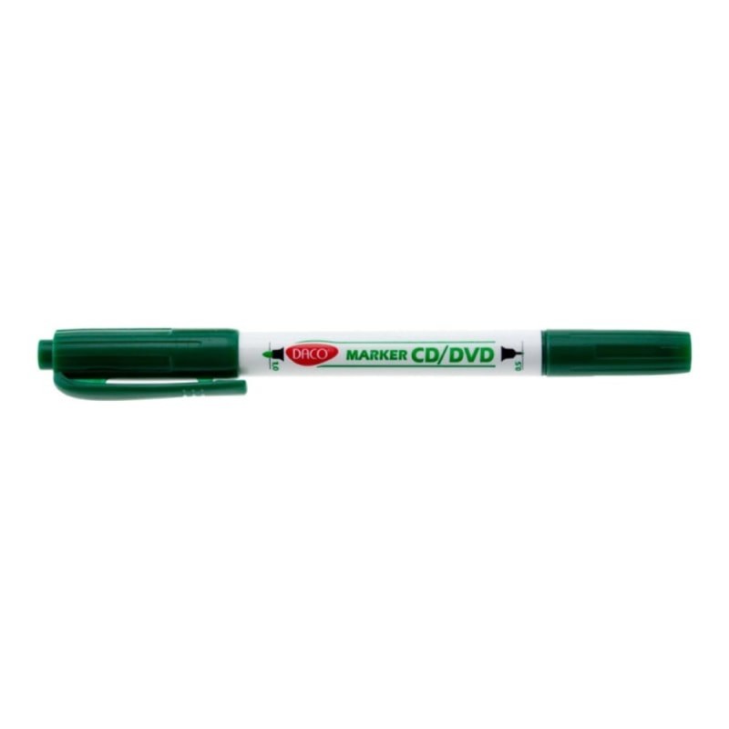 Marker CD/DVD Daco, verde