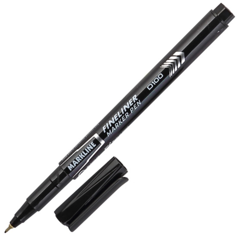 Marker CD/DVD Linc Markline, negru