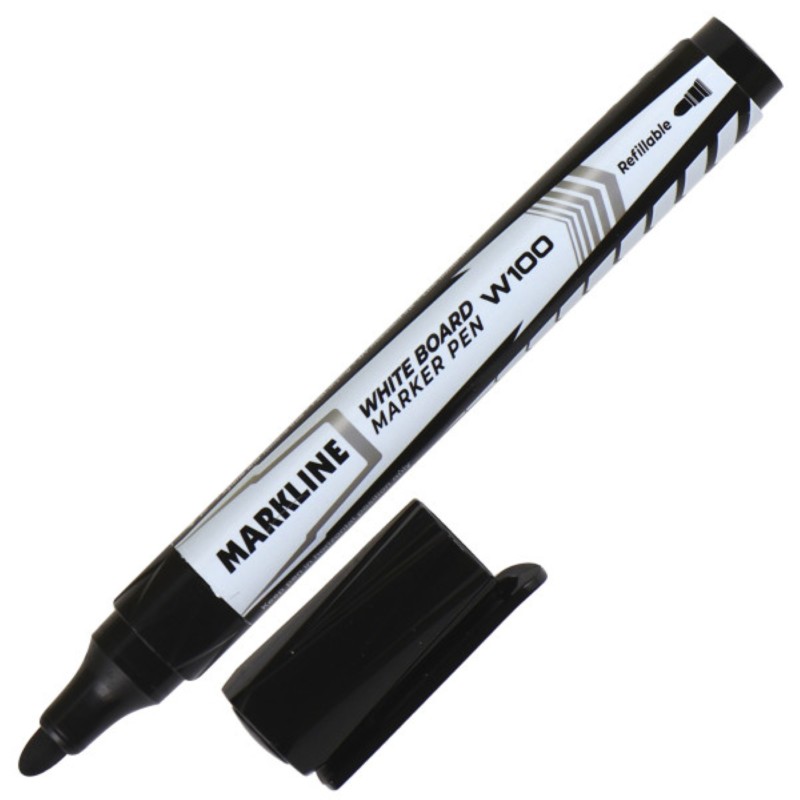 Marker tabla alba Linc Markline, negru