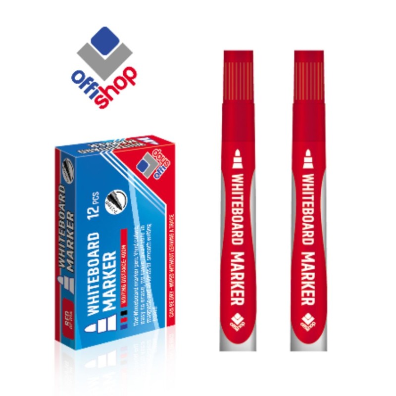 Marker tabla alba OFFISHOP, rosu