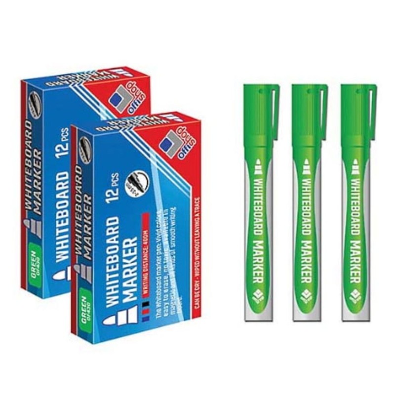 Marker tabla alba OFFISHOP, verde