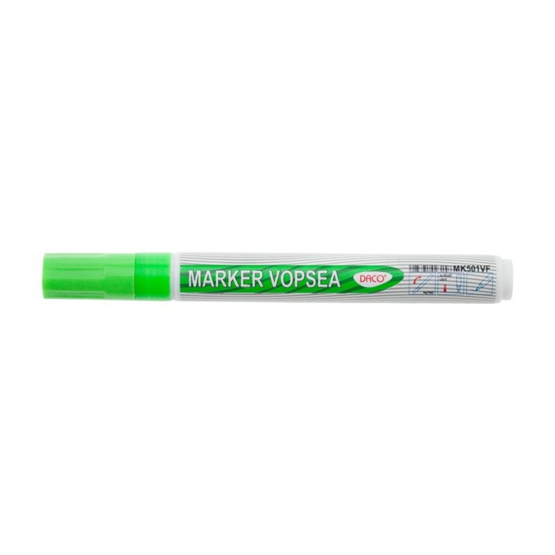 Marker vopsea, Daco, verde fluorescent