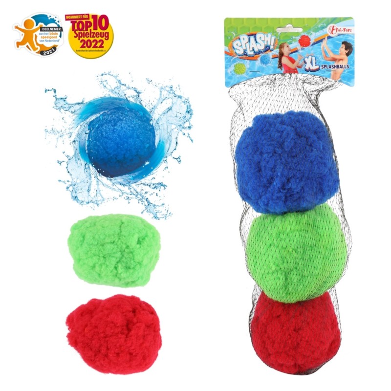 Minge burete XL Super Splash Toi-Toys, 15 cm, 3 buc/set 
