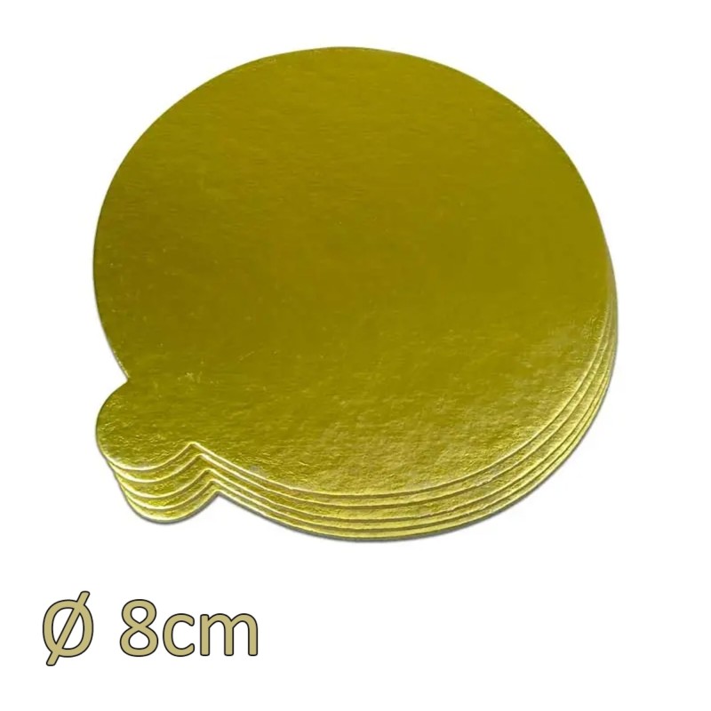 Monodisc, 8 cm, auriu