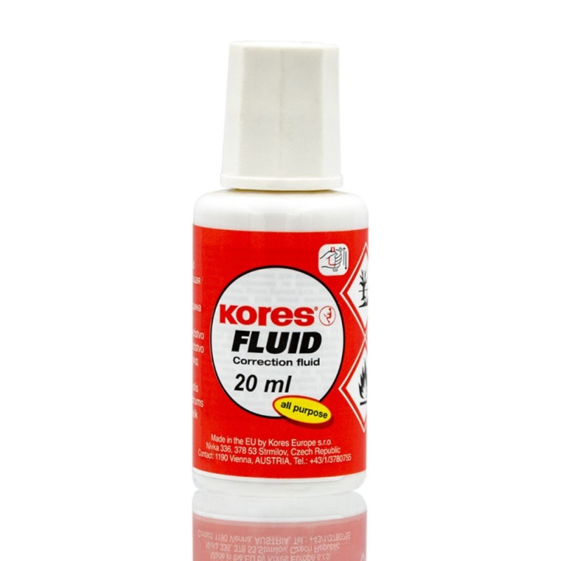Pasta corectoare Kores, solvent, 20 ml