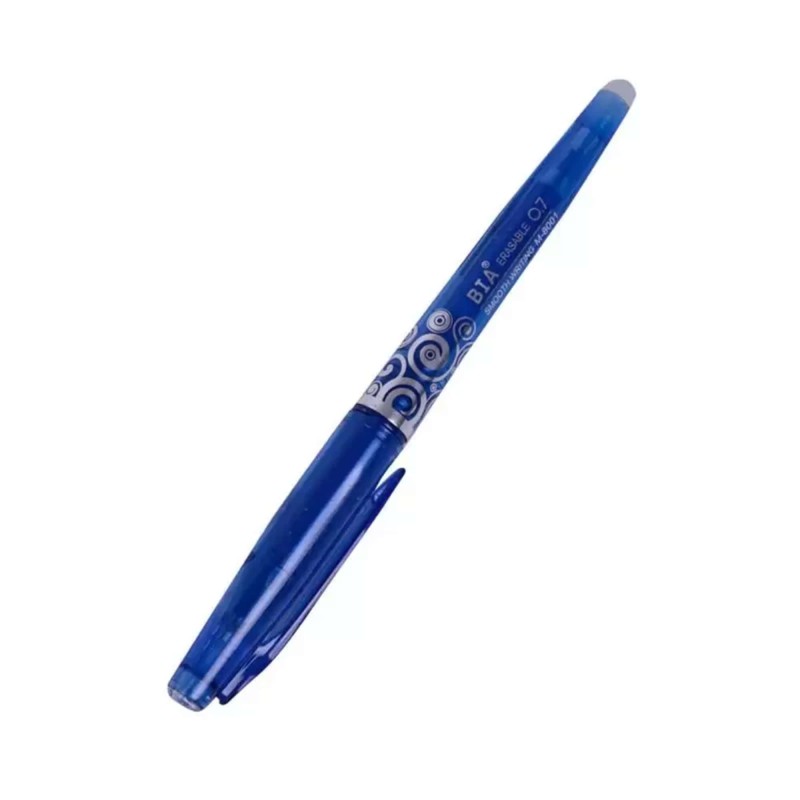 Pix BIA cu gel, cu radiera, albastru