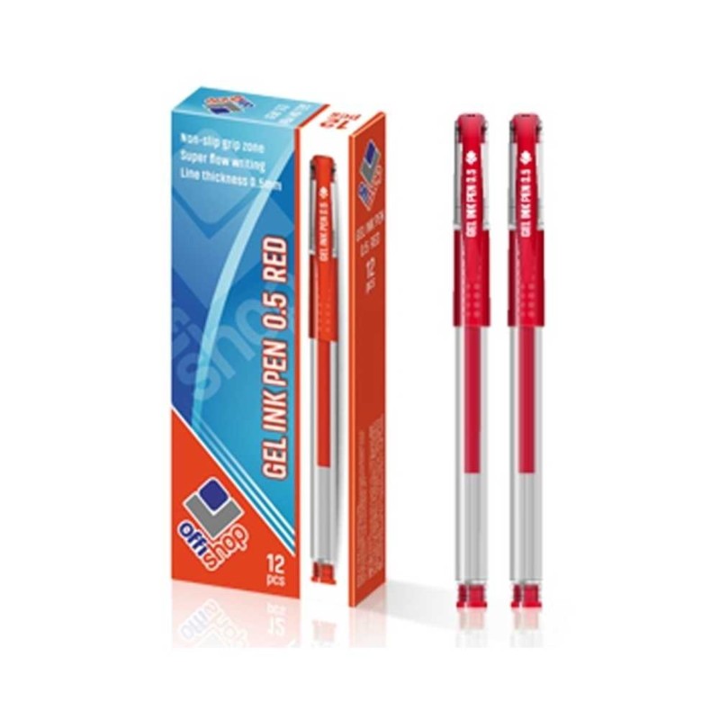 Pix OFFISHOP, 0.7 mm, rosu