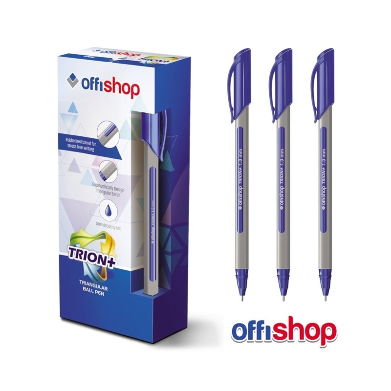 Pix OFFISHOP Trion+, 0.7 mm, albastru