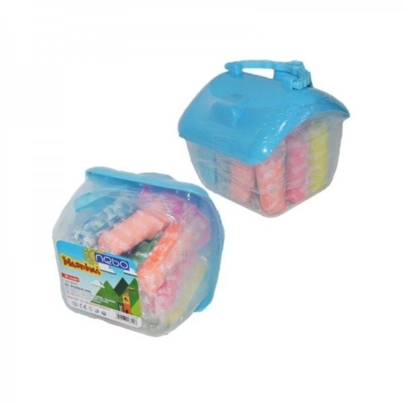 Plastelina, casuta, 18 cul, Nebo